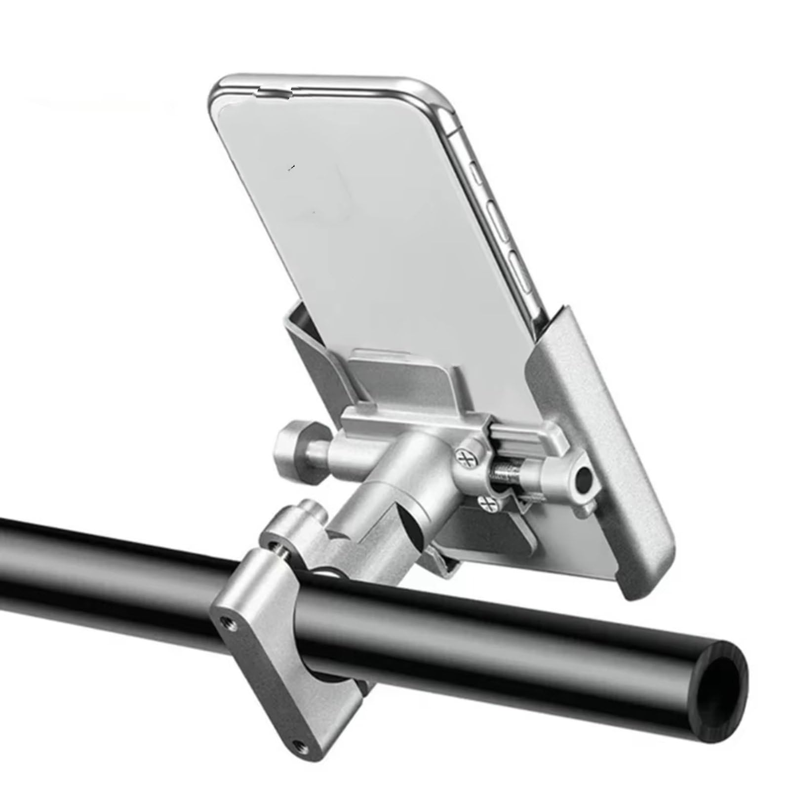 CFAYRLMS Handyhalterung Für C400GT Für C400 GT Für C400 2020 2021 2022 2023 Motorrad Lenker Handy Halter GPS Stand Halterung Zubehör(Silver,Handlebar) von CFAYRLMS