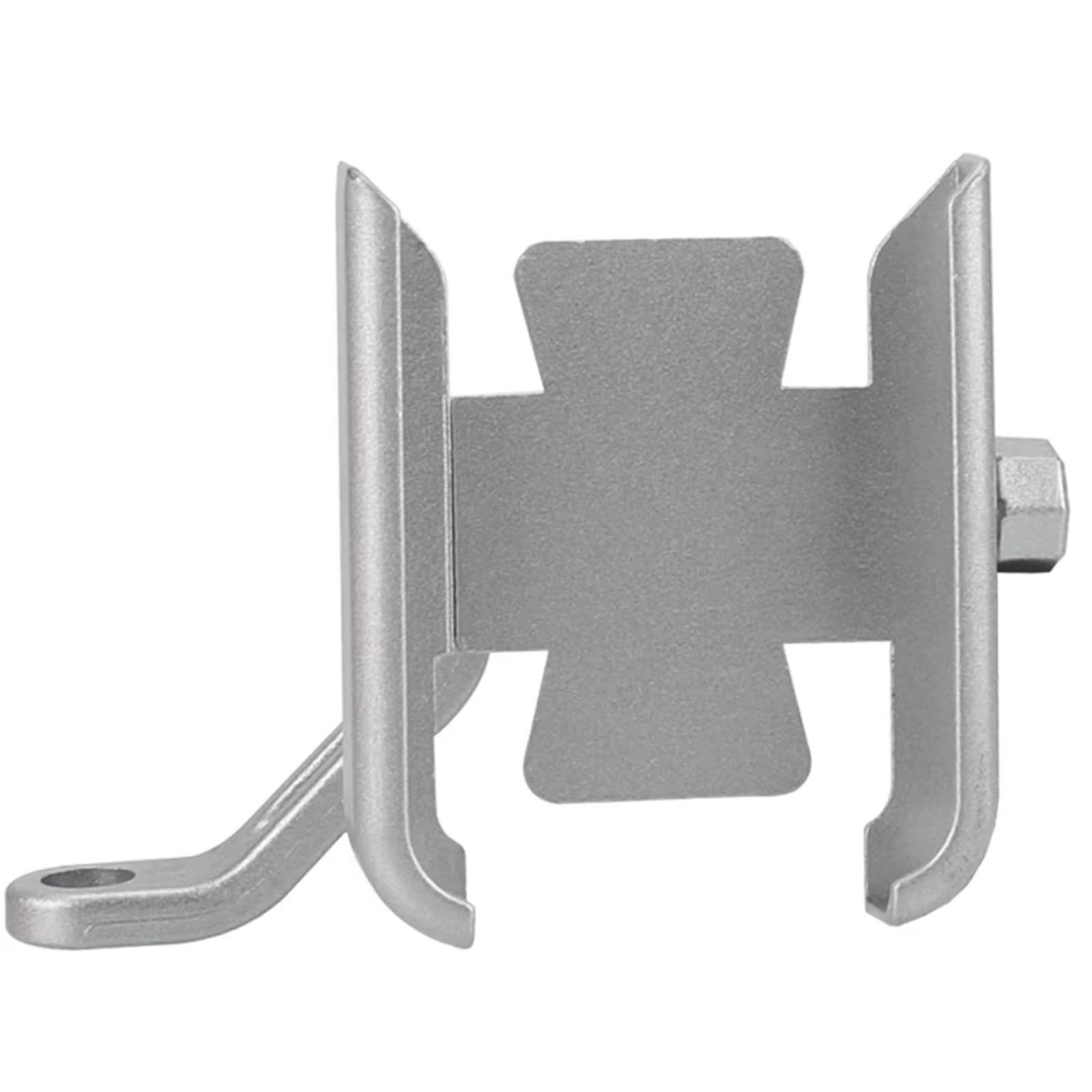 CFAYRLMS Handyhalterung Für EX250 M ABS 2013-2025 2024 2023 Für EX 250M Motorrad CNC Handy GPS Navigation Lenker Halterung Unterstützung Montieren(Silver,Mirror Holder) von CFAYRLMS