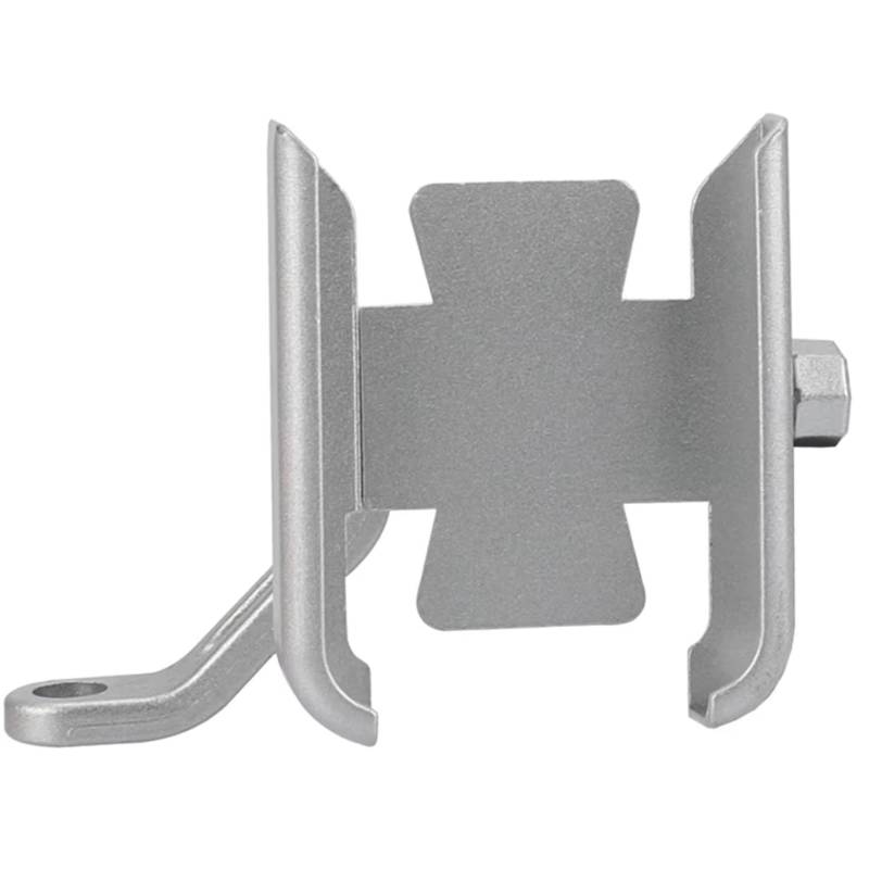 CFAYRLMS Handyhalterung Für EX300 2013-2025 2024 2023 2022 Für EX 300 Motorrad CNC Handy GPS Navigation Lenker Halterung Unterstützung Montieren(Silver,Mirror Holder) von CFAYRLMS