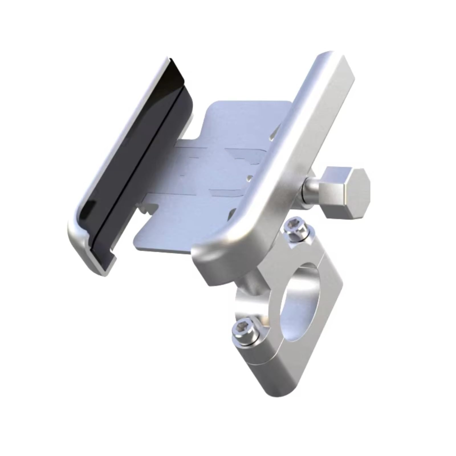 CFAYRLMS Handyhalterung Für Forza 125 250 300 350 750 Motorrad Lenker GPS Stand Halterung Handy Halter Zubehör Universal(Silver,Handlebar) von CFAYRLMS