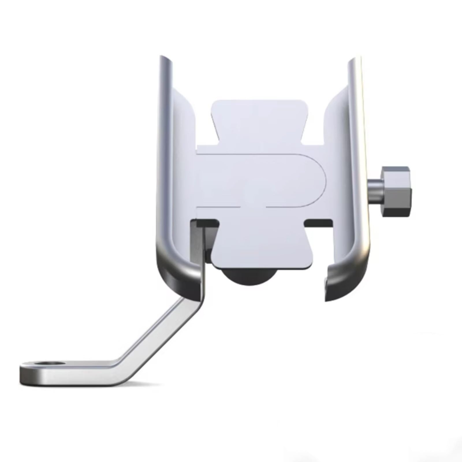 CFAYRLMS Handyhalterung Für Forza 125 250 300 350 750 Motorrad Lenker GPS Stand Halterung Handy Halter Zubehör Universal(Silver,Mirror Holder) von CFAYRLMS