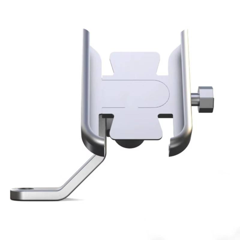CFAYRLMS Handyhalterung Für Forza 125 250 300 350 750 Motorrad Lenker GPS Stand Halterung Handy Halter Zubehör Universal(Silver,Mirror Holder) von CFAYRLMS
