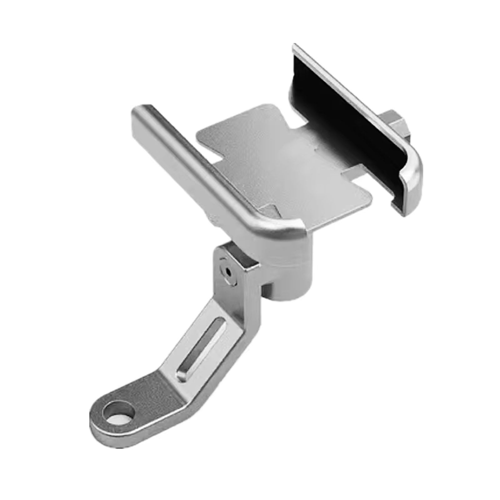 CFAYRLMS Handyhalterung Für Forza 750 Für FORZA750 2020 2021 2022 Motorrad Lenker Handy Halter GPS Stand Halterung Verstellbare Universal(Silver,Mirror Holder) von CFAYRLMS