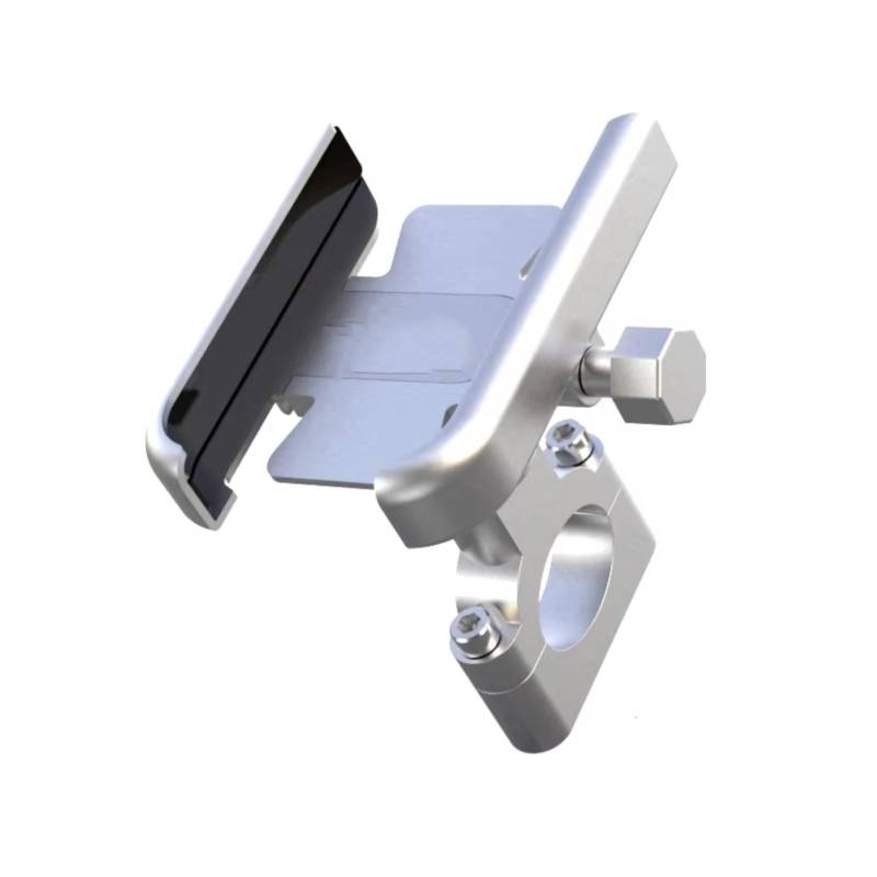 CFAYRLMS Handyhalterung Für Hornet 900 600 Für CB600F Für CB 600F 1998-2014 Motorrad Lenker Handy GPS Stand Halterung Unterstützung Halter(Silver,Handlebar) von CFAYRLMS