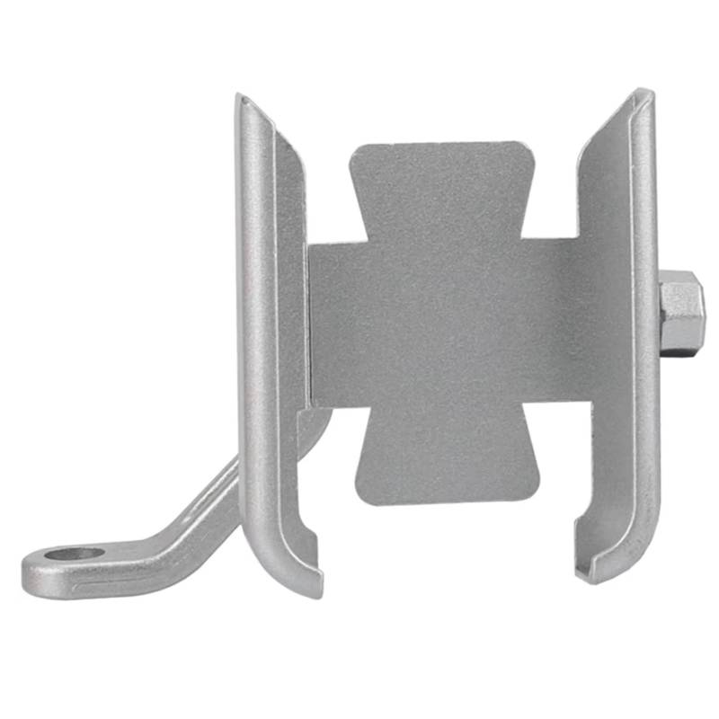 CFAYRLMS Handyhalterung Kompatibel Mit C650GT 2011–2025 Für C650 GT 2024 2023 Für GT-C650 Motorrad CNC Handy GPS Navigation Lenkerhalterung Stützhalterung(Silver,Mirror Holder) von CFAYRLMS