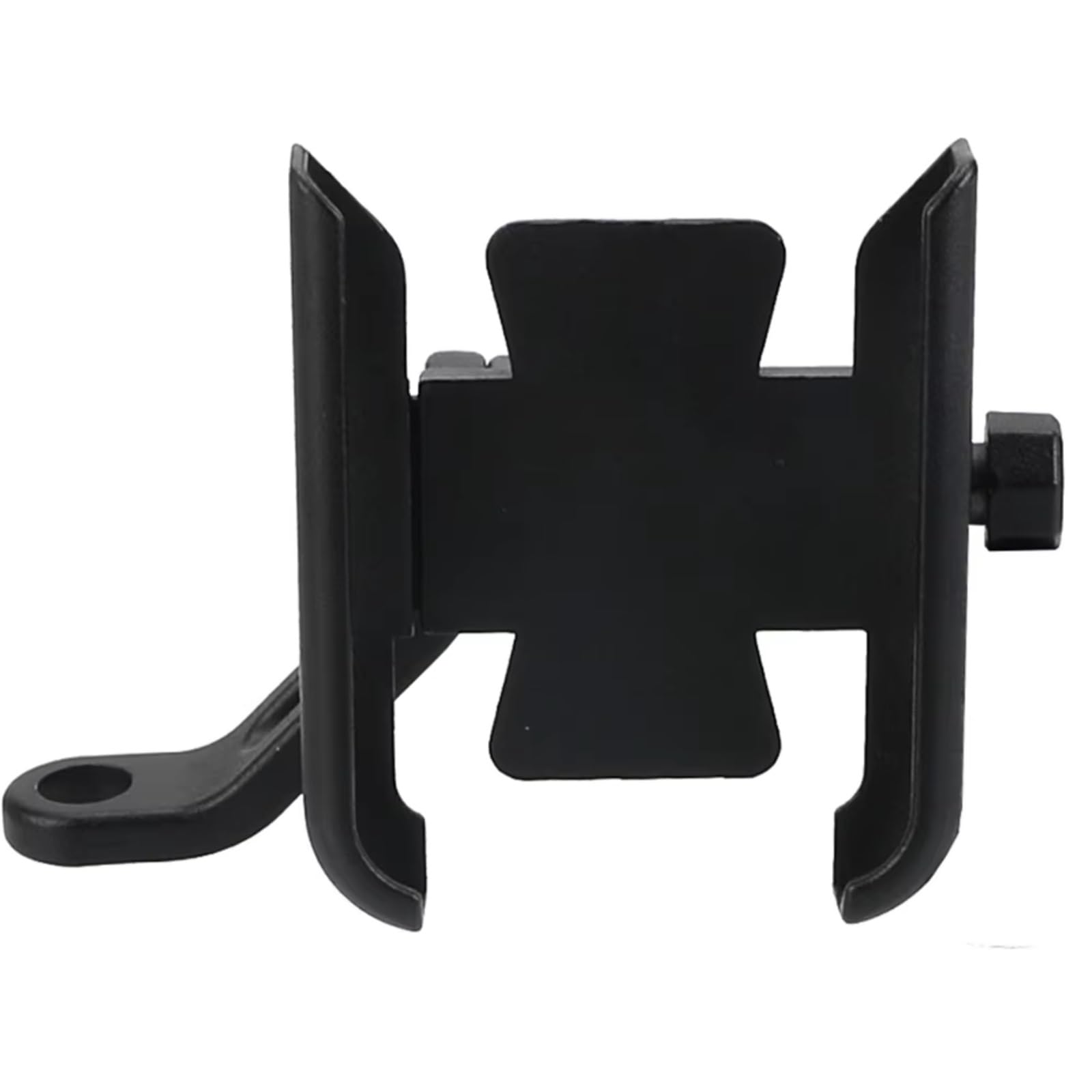 CFAYRLMS Handyhalterung Kompatibel Mit HP2Megamoto 2006–2009 Für HP2 Megamoto 2008 2007 Motorrad Handy GPS Navigation Lenkerhalterung Stützhalterung(Black,Mirror Holder) von CFAYRLMS