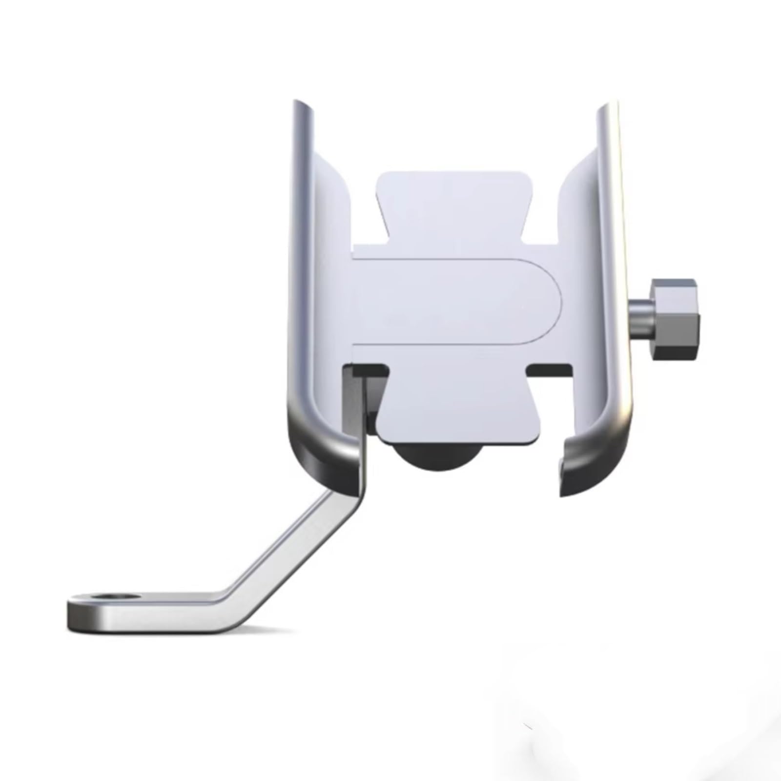 CFAYRLMS Handyhalterung Kompatibel Mit Yamaha Für FJR 1300 Für FJR1300 Für FJR1200 2006–2021 Motorrad Zubehör Lenker Handy GPS Halterung(Silver,Mirror Holder) von CFAYRLMS