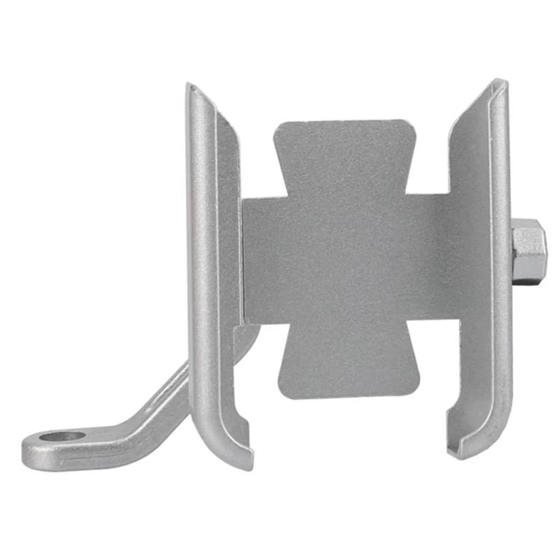 CFAYRLMS Handyhalterung Kompatibel Mit Yamaha Für RD500 1984–1986 Für RD 500 1986 1985 1984 Motorrad Handy GPS Navigation Lenkerhalterung Stützhalterung(Silver,Mirror Holder) von CFAYRLMS