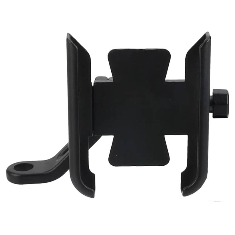 CFAYRLMS Handyhalterung Kompatibel Mit Yamaha Für SR500 1978–1991 Für SR500 1990 1989 1988 1987 Motorrad CNC Handy GPS Navigation Lenkerhalterung(Black,Mirror Holder) von CFAYRLMS