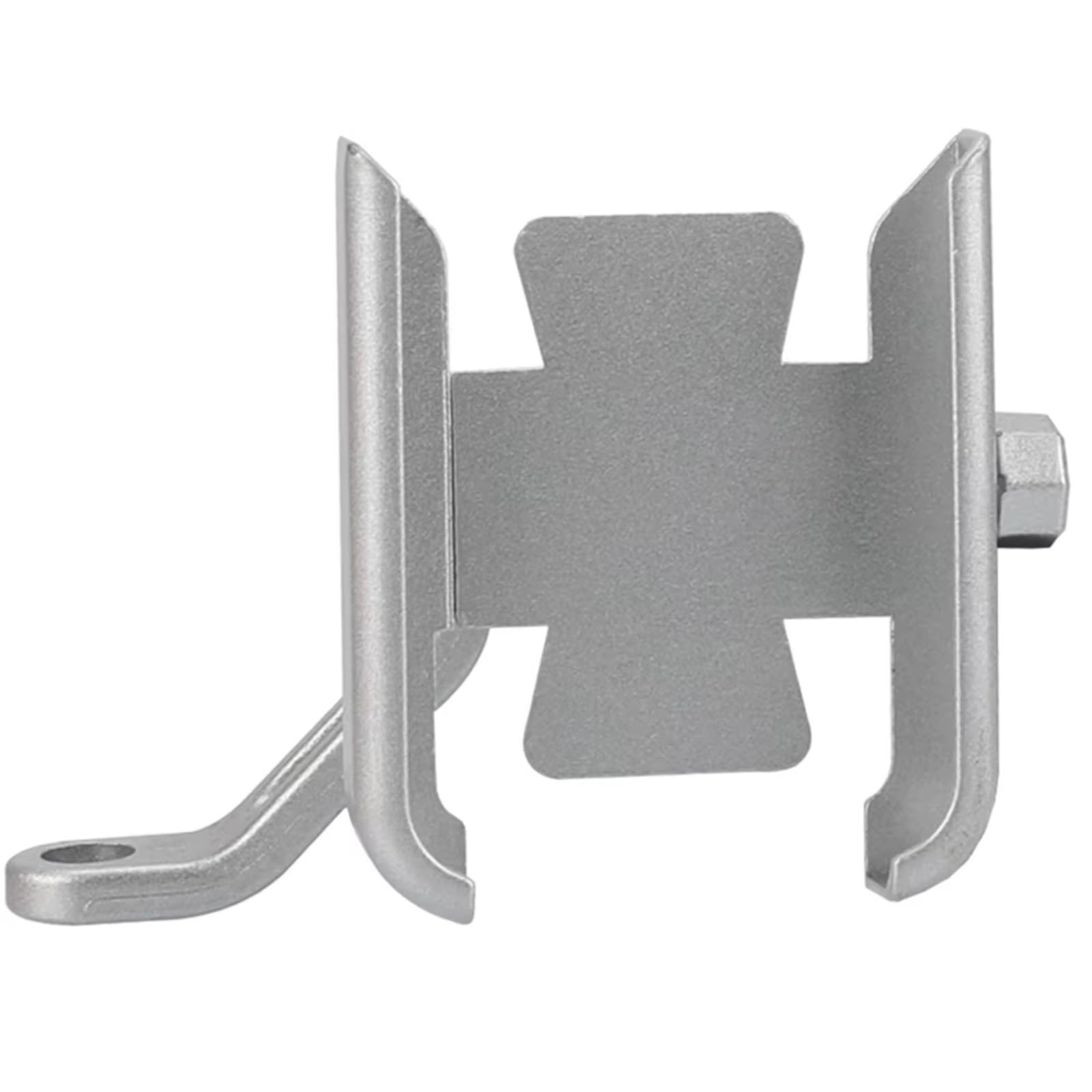 CFAYRLMS Handyhalterung Kompatibel Mit Yamaha Für SRX600 1986–1989 Für SRX 600 1989 1988 1987 Motorrad CNC-Handy GPS Navigation Lenkerhalterung(Silver,Mirror Holder) von CFAYRLMS