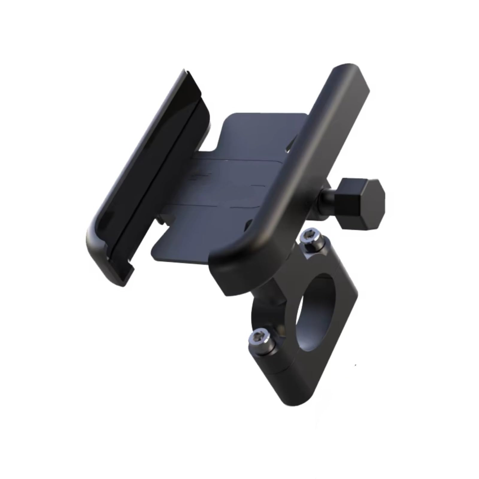 CFAYRLMS Handyhalterung Kompatibel Mit Yamaha Für T-Max 500 Für TMAX 500 560 Für TMax 530 Motorrad Lenker Handy GPS Halterung Unterstützungshalter Universal(Black,Handlebar) von CFAYRLMS