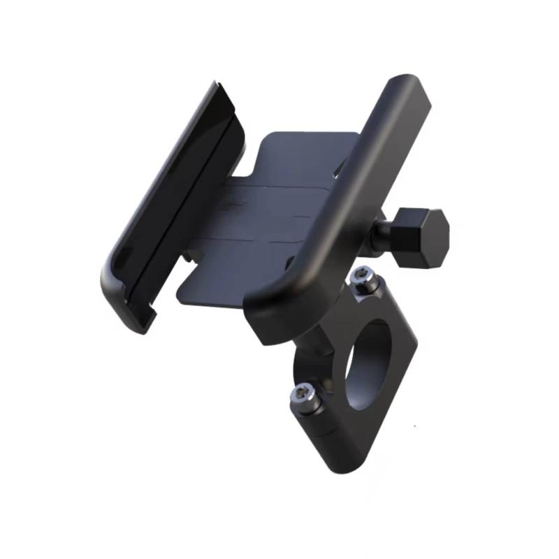 CFAYRLMS Handyhalterung Kompatibel Mit Yamaha Für T-Max 500 Für TMAX 500 560 Für TMax 530 Motorrad Lenker Handy GPS Halterung Unterstützungshalter Universal(Black,Handlebar) von CFAYRLMS