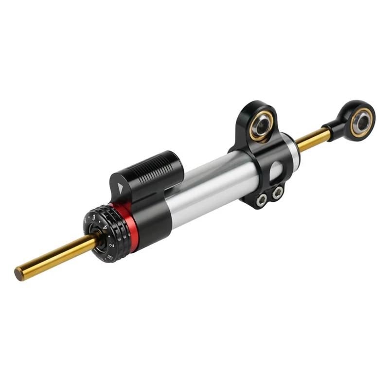 CFAYRLMS Lenkungsdämpfer Einstellbarer Kompatibel Mit Für Suzuki Für Ducati Motorrad Verstellbarer Lenkungsdämpfer Stabilisator Universal Zubehör von CFAYRLMS
