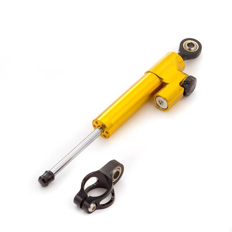 CFAYRLMS Lenkungsdämpfer Einstellbarer Kompatibel Mit Yamaha Für XJR 1300 Für XJR1300 1998 1999 2000 2001 2002–2015 Motorrad Lenkungsstabilisator Dämpfer Verstellbare Montage(Yellow) von CFAYRLMS