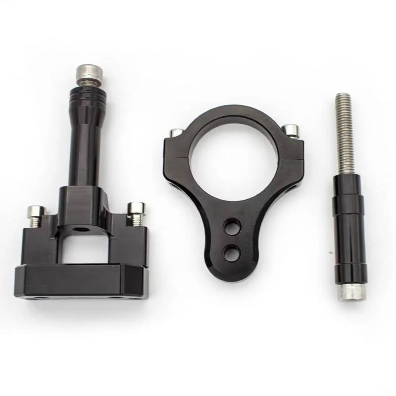 CFAYRLMS Lenkungsdämpfer Einstellbarer Kompatibel Mit Yamaha Für YZF-R3 Für R25 Für MT25 Motorrad Lenkungsdämpfer Stabilisator Zubehör Halterung von CFAYRLMS
