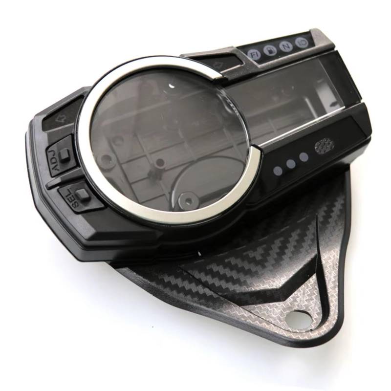CFAYRLMS Motorrad Instrumentengehäuse Kompatibel Mit Suzuki Für GSXR600 Für GSX-R750 2011 2012 2013 2014 2015 2016 Motorrad-Tachometer Drehzahlmesser Messgerät Gehäuseabdeckung Modifikationsteile von CFAYRLMS