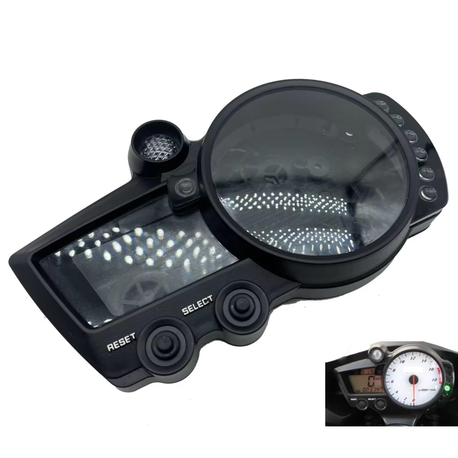 CFAYRLMS Motorrad Instrumentengehäuse Kompatibel Mit Yamaha Für YZF R1 2002 2003 Für R6 2003 2004 2005 Für R6S 2008 2009 Tachometer Kilometerzähler Instrumentengehäuse Abdeckung Drehzahlmesser(1 Set) CFAYRLMS Motorrad Instrumentengehäuse Kompatibel Mit Yamaha Für YZF R1 2002 2003 Für R6 2003 2004 2005 Für R6S 2008 2009 Tachometer Kilometerzähler Instrumentengehäuse Abdeckung Drehzahlmesser(1 Set) von CFAYRLMS