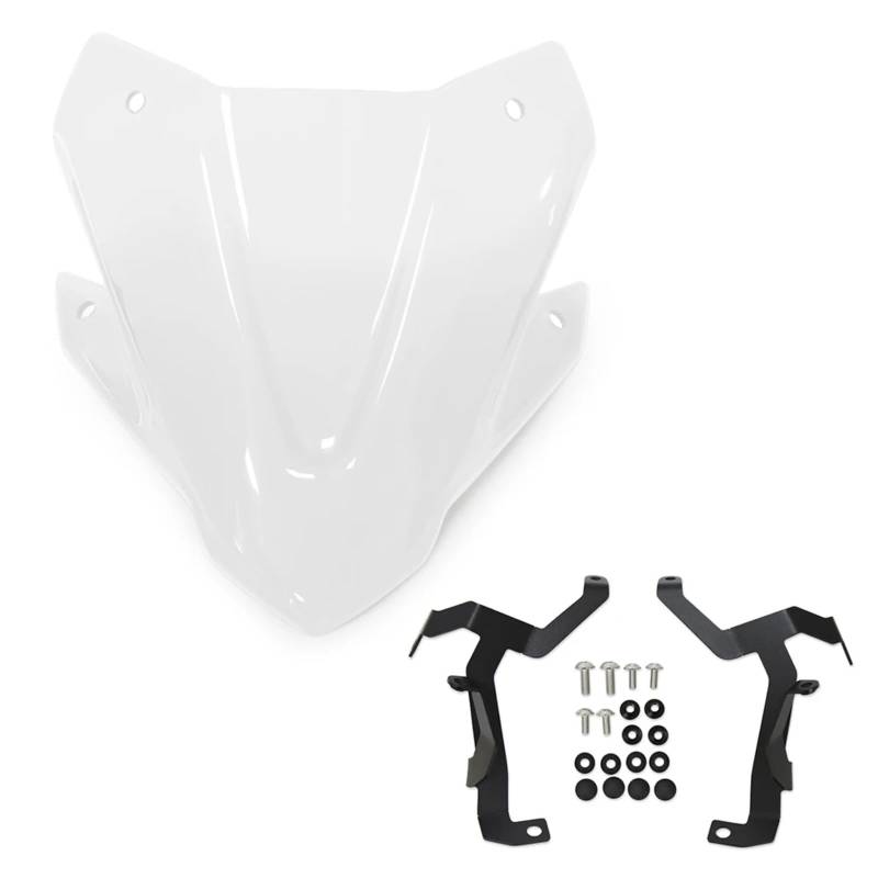 CFAYRLMS Windschutzscheiben Für CB750 Für Hornet 2023 2024 Motorrad Zubehör Windschutzscheibe Verlängerung Spoiler Deflektor Windschutzscheibe Motorrad Windabweiser(Transparent) von CFAYRLMS