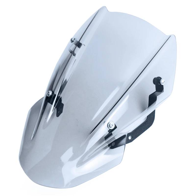 CFAYRLMS Windschutzscheiben Für Z650 2017-2019 Motorrad Windschutzscheibe Windschutz Fliegengitter Windabweiser Mit Montagehalterung Motorrad Windschutzscheibe Spoiler(Light Smoke) von CFAYRLMS