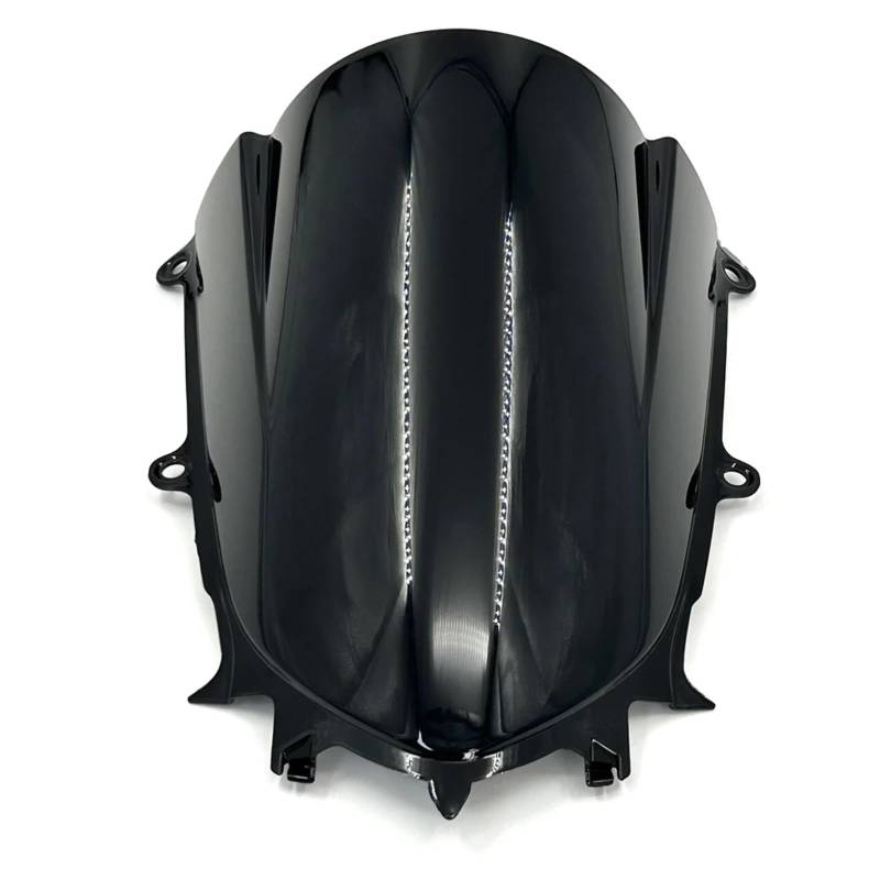 CFAYRLMS Windschutzscheiben Kompatibel Mit Yamaha Für YZF R7 2022–2024 Für R6 2017–2024 Windschutzscheiben-Windabweiser Windschutzscheiben-Spoiler Motorrad-Doppelblasen-Spoiler(Black) von CFAYRLMS