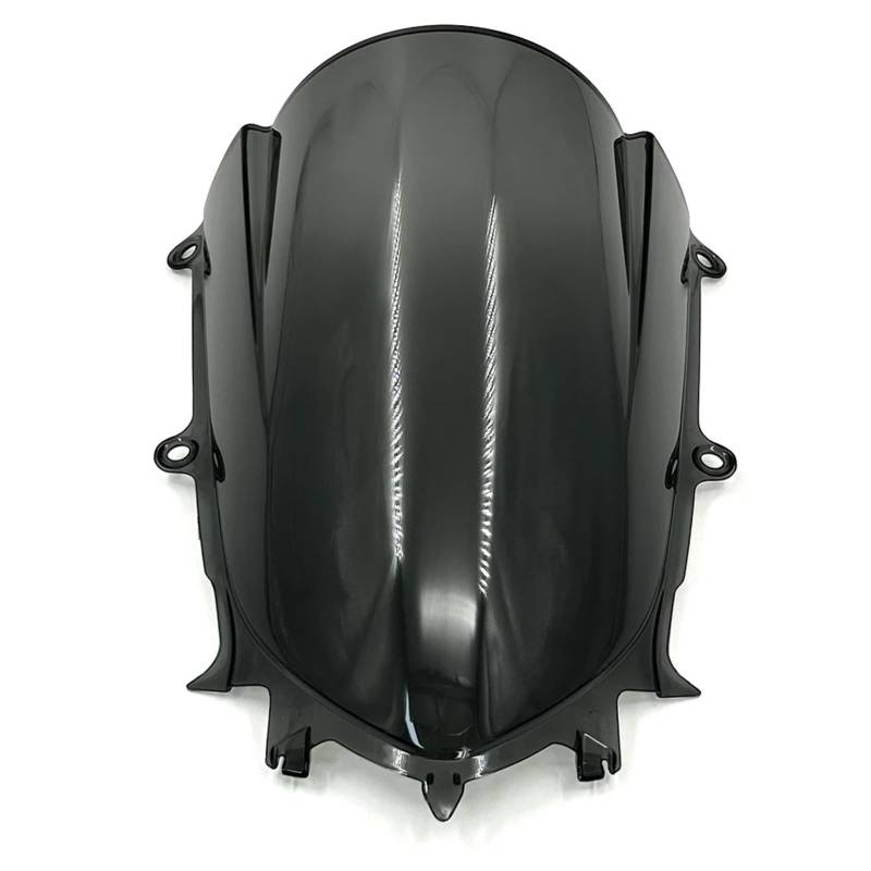CFAYRLMS Windschutzscheiben Kompatibel Mit Yamaha Für YZF R7 2022–2024 Für R6 2017–2024 Windschutzscheiben-Windabweiser Windschutzscheiben-Spoiler Motorrad-Doppelblasen-Spoiler(Gray) von CFAYRLMS