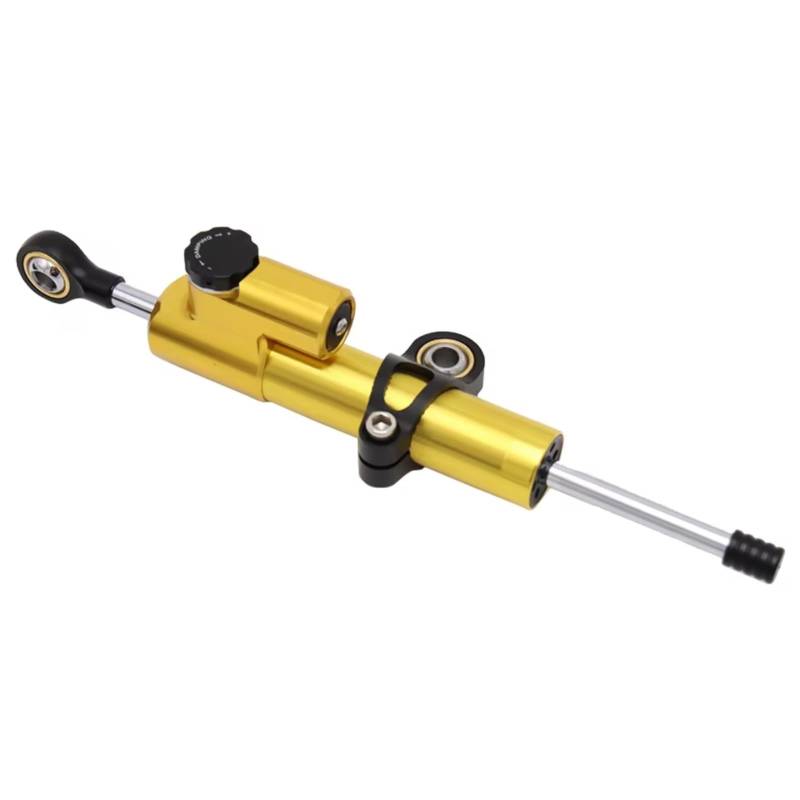 Lenkungsdämpfer Einstellbarer Für NINJA400 Für Ninja 400 Für Z400 Z Motorräder Lenkung Stabilisieren Dämpfer Halterung Halterung Einstellbare Kit CNC(Yellow) von CFAYRLMS