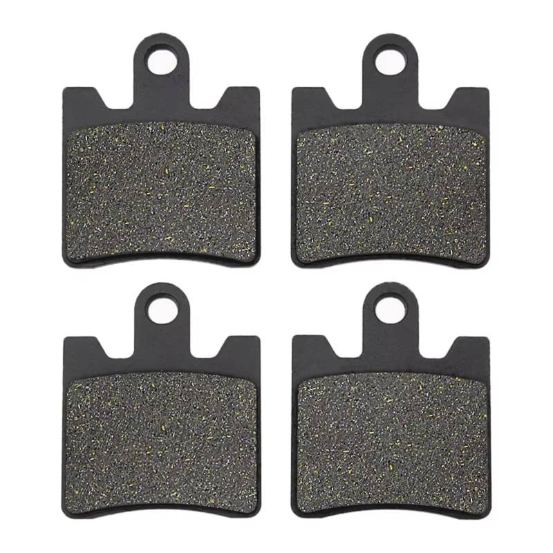 Bremsbeläge Kit Kompatibel Mit Yamaha Für FJR1300A (ABS) (4-Belag-Bremssattel Vorne) 2006 2007 2008 2009 2010 2011 2012 2013 2014 2015 2016 2017 2018 2019 2020 Motorradbremsbeläge(1 pair Front) von CFDEKOIB