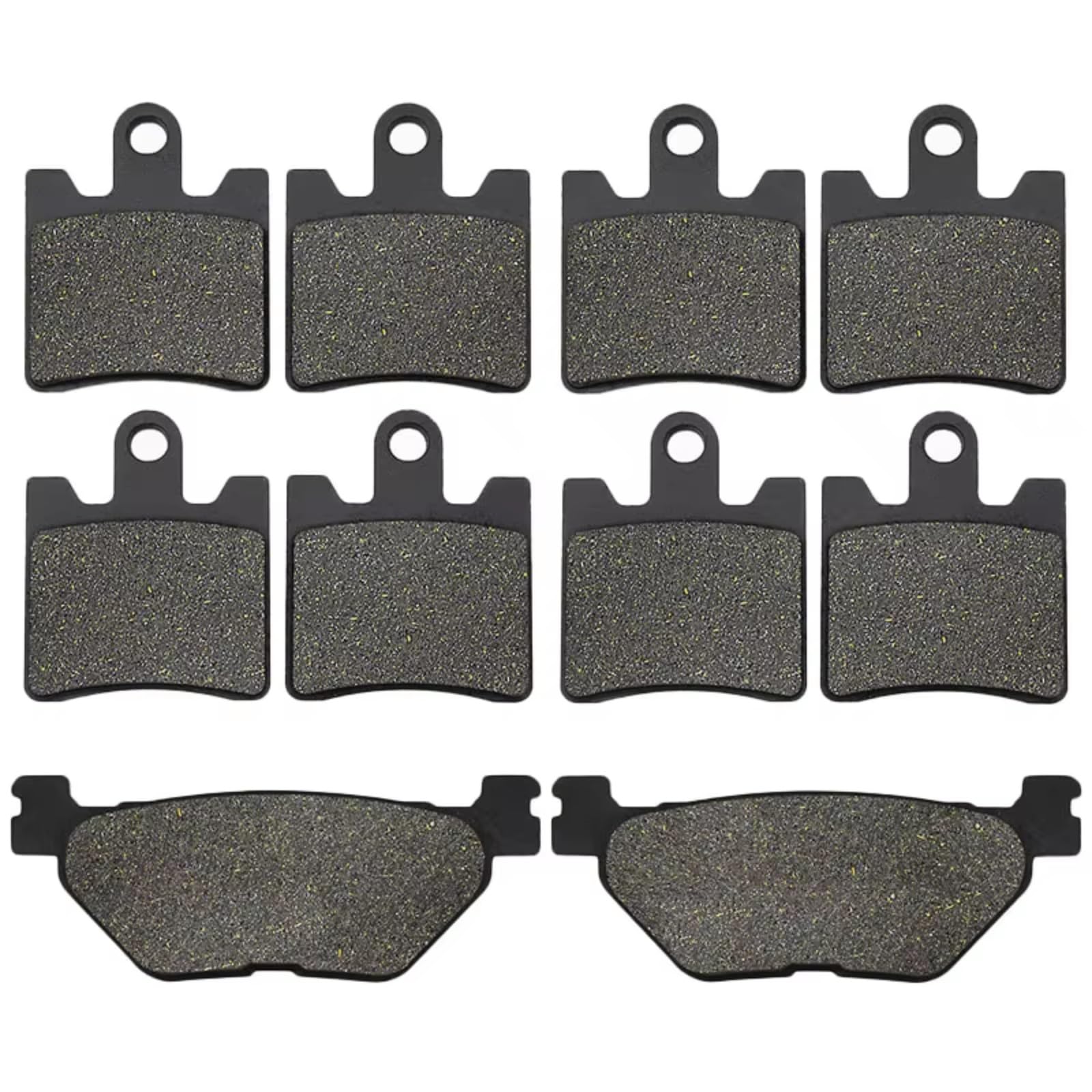 Bremsbeläge Kit Kompatibel Mit Yamaha Für FJR1300A (ABS) (4-Belag-Bremssattel Vorne) 2006 2007 2008 2009 2010 2011 2012 2013 2014 2015 2016 2017 2018 2019 2020 Motorradbremsbeläge(Front and Rear) von CFDEKOIB