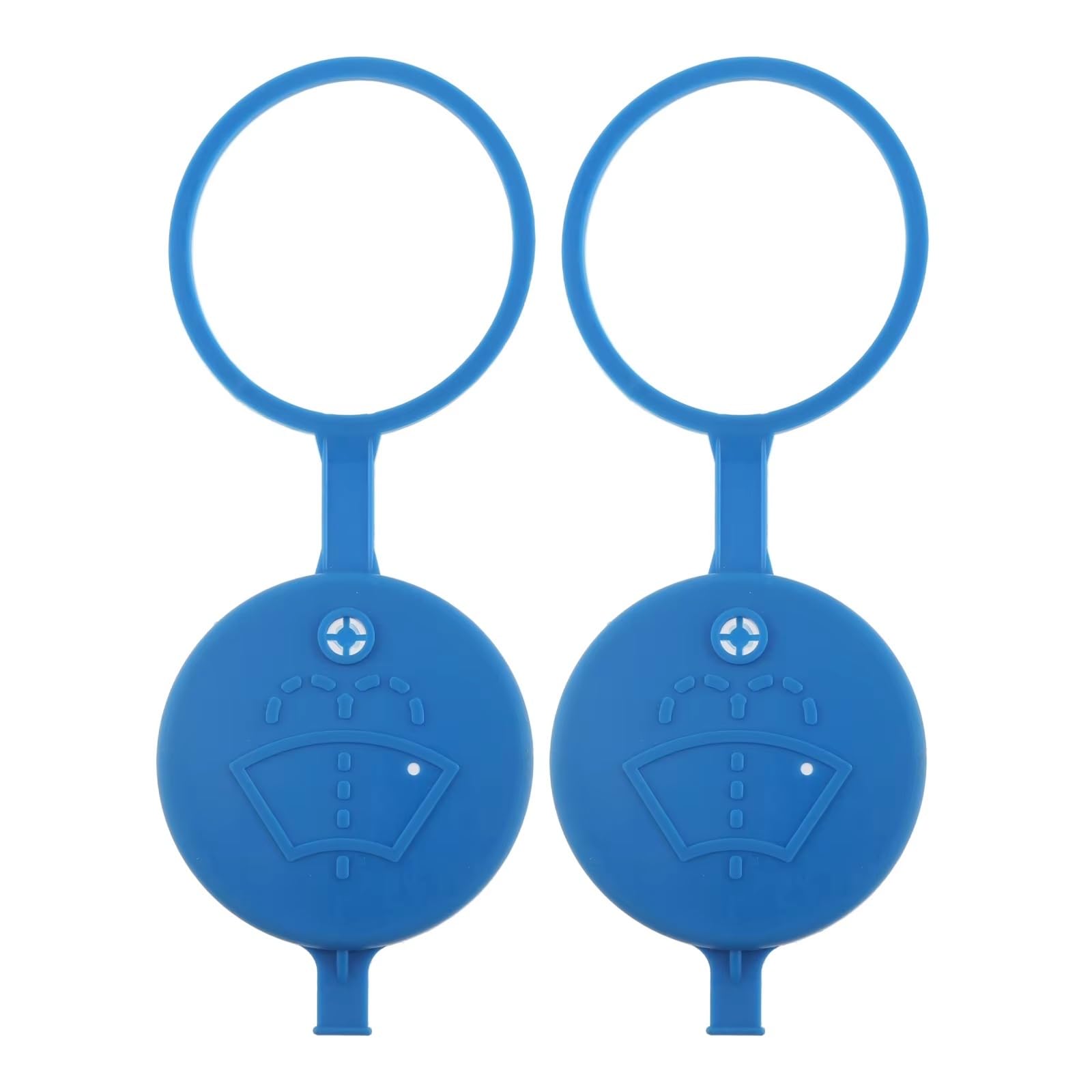 CFDEKOIB Auto Wassertankdeckel Kompatibel Mit Peugeot 206 207 306 307 408 Verschluss Scheibenwaschflasche Waschflüssigkeitsbehälters Abdeckung Windschutzscheibenbehälters Autozubehör(2pcs) von CFDEKOIB