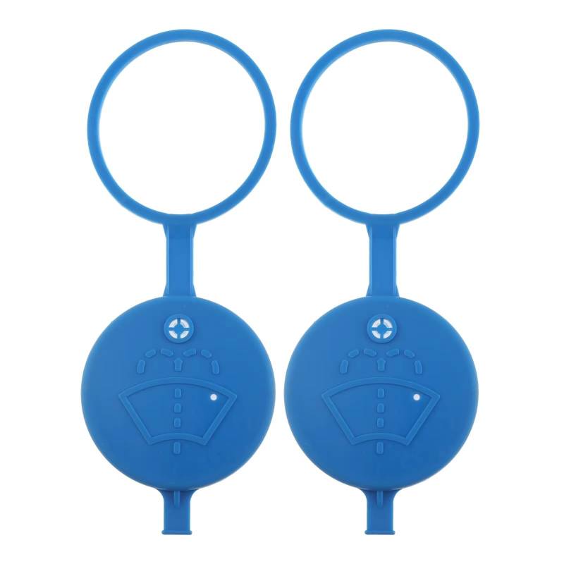 CFDEKOIB Auto Wassertankdeckel Kompatibel Mit Peugeot 206 207 306 307 408 Verschluss Scheibenwaschflasche Waschflüssigkeitsbehälters Abdeckung Windschutzscheibenbehälters Autozubehör(2pcs) von CFDEKOIB