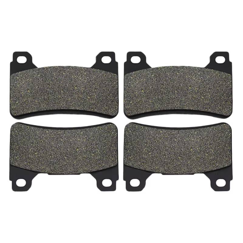 CFDEKOIB Bremsbeläge Kit Für CBR1000 RA (ABS Für Model) 2009 2010 2011 2012 2013 2014 2015 2016 Motorradzubehör Motorradbremsbeläge Vorne Und Hinten von CFDEKOIB
