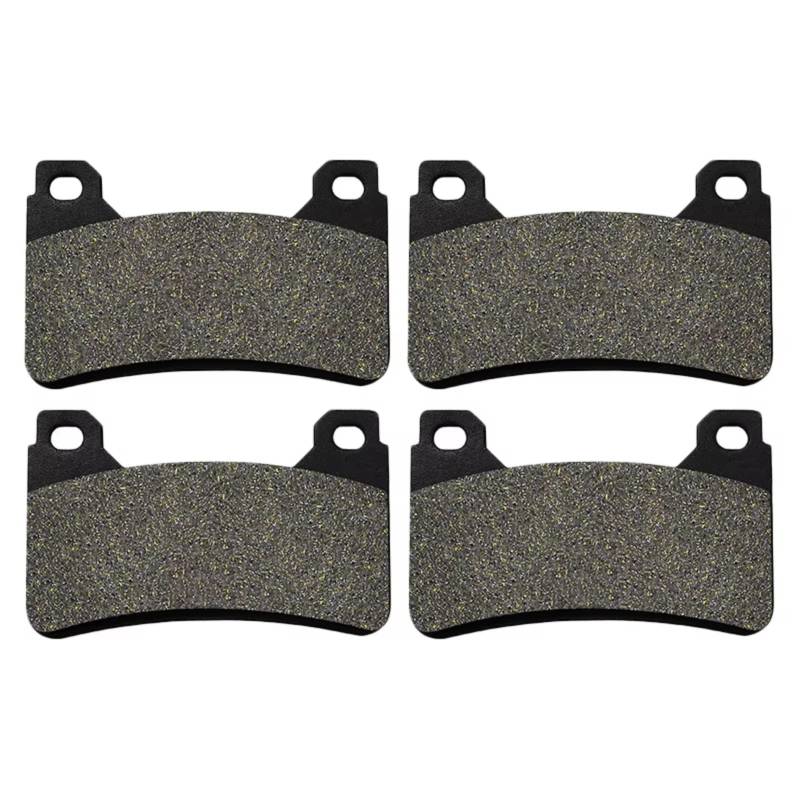 CFDEKOIB Bremsbeläge Kit Für CBR600RR 2005-2006 Für CBR1000RR Für Fireblade 2004-2005 Motorrad Vorne Oder Hinten Bremsbeläge Motorrad Zubehör(2 Pairs Front) von CFDEKOIB