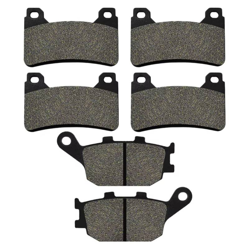CFDEKOIB Bremsbeläge Kit Für CBR600RR 2005-2006 Für CBR1000RR Für Fireblade 2004-2005 Motorrad Vorne Oder Hinten Bremsbeläge Motorrad Zubehör(Front and Rear) von CFDEKOIB