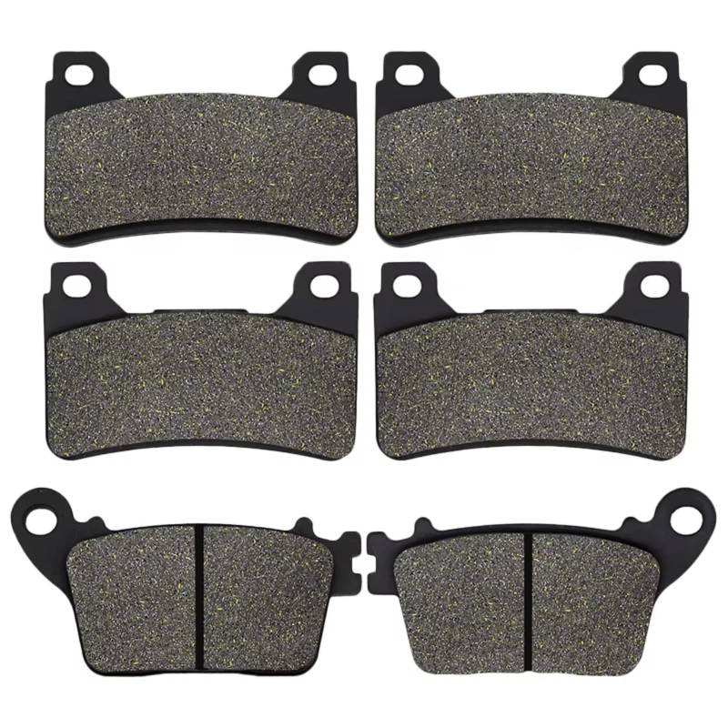 CFDEKOIB Bremsbeläge Kit Für CBR600RR Für CBR600RA (ABS Für Model) 2009 2010 2011 2012 2013 2014 2015 2016 Motorradbremsbeläge Motorradzubehör Bremsbeläge Vorne Hinten von CFDEKOIB