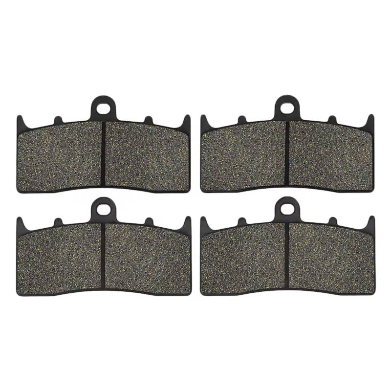 CFDEKOIB Bremsbeläge Kit Für R1150RS (Integral ABS) 2001 2002 2003 2004 2005 Für K1300R 2009 2010 2011 2012 2013 2014 2015 Motorrad Vorne Hinten Bremsbeläge von CFDEKOIB