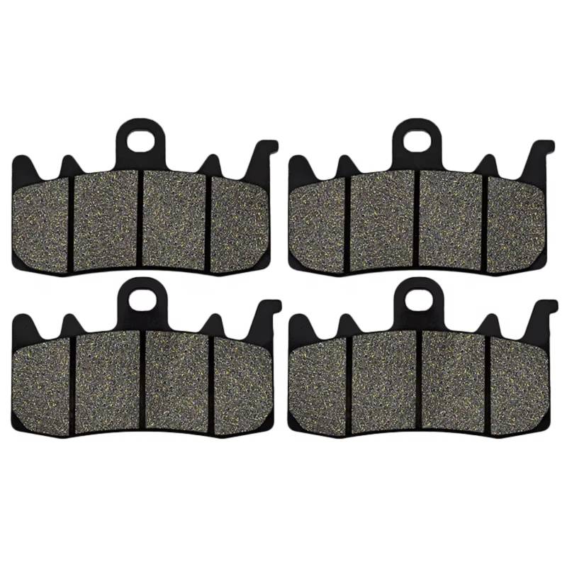 CFDEKOIB Bremsbeläge Kit Für R1200RT 2014 2015 2016 2017 2018 2019 2020 Motorrad Vorne Hinten Bremsbeläge Motorrad Zubehör Motorrad Bremsbelag(2 Pairs Front) von CFDEKOIB
