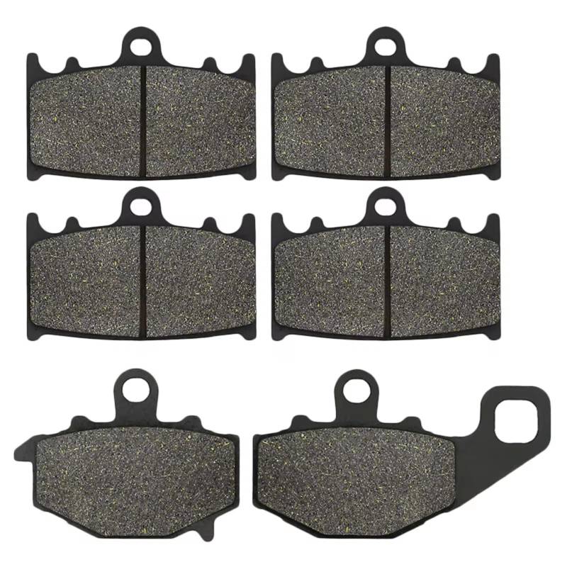 CFDEKOIB Bremsbeläge Kit Für ZR400 Für Zephyr G 1997 1998 1999 2000 2001 Für ZZR400 (ZX 400 N) 1993 1994 1995 1996 1997 1998 1999 Motorrad Vorne Hinten Bremsbeläge von CFDEKOIB