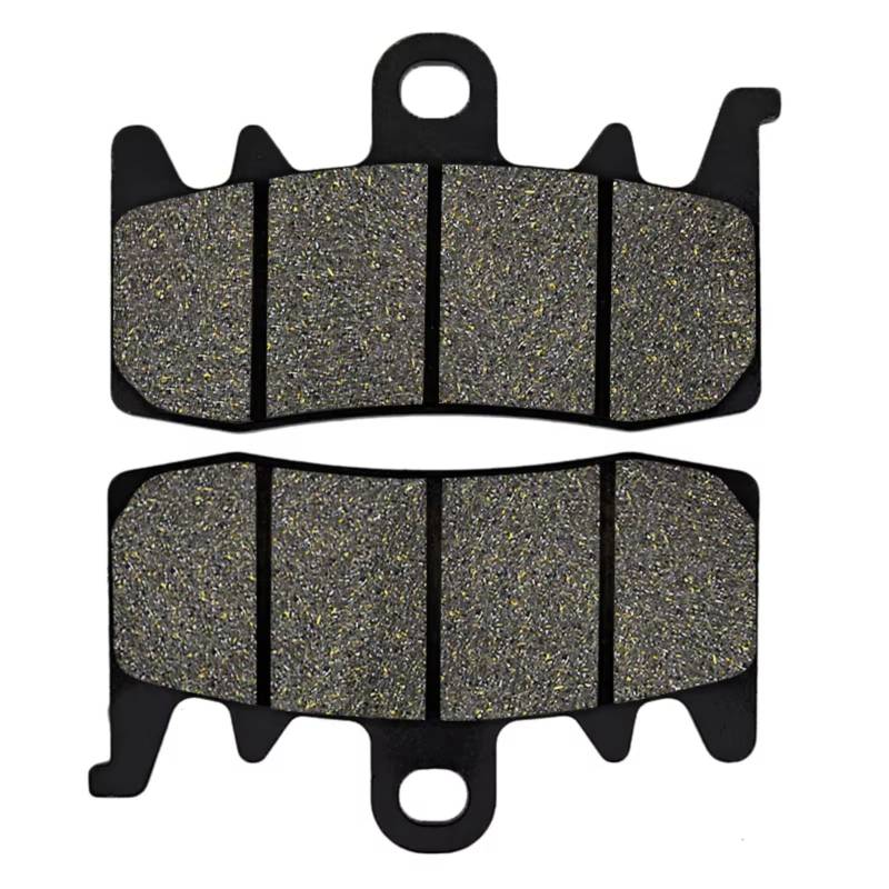CFDEKOIB Bremsbeläge Kit Kompatibel Mit Aprilia Für Caponord 1200 (Gussräder) 2013 2014 2015 2016 Motorrad-Parkbremsbeläge Motorrad-Vorderbremsbeläge von CFDEKOIB
