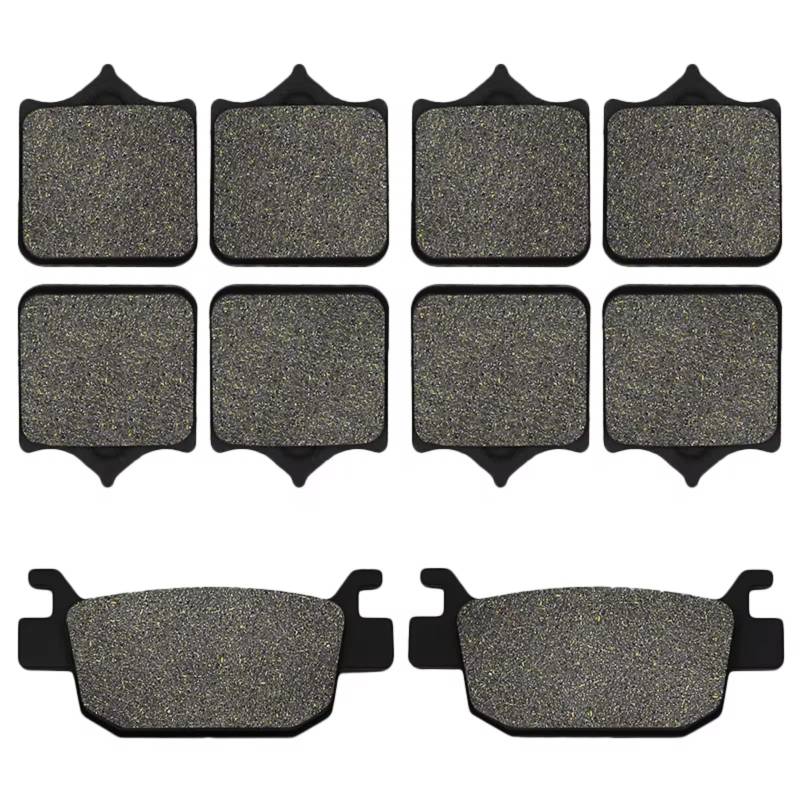 CFDEKOIB Bremsbeläge Kit Kompatibel Mit Benelli Für TRK502 Für TRK502X Für TRK502 Motorrad-Bremsbeläge Vorne Und Hinten Motorradzubehör von CFDEKOIB