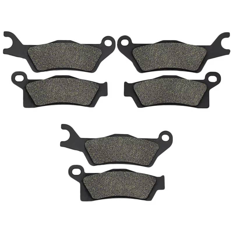 CFDEKOIB Bremsbeläge Kit Kompatibel Mit CAN-AM Für Outlander Für Max 1000 4x4 (DPS/XT/XT-P/LTD/STD) 2013–2014 Motorrad-Bremsbeläge Vorne Und Hinten von CFDEKOIB