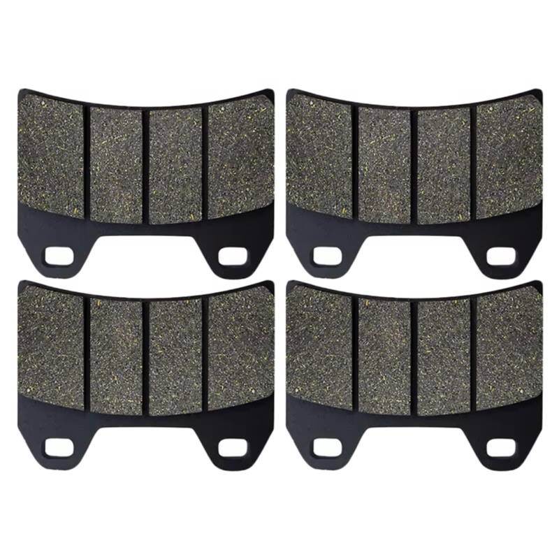CFDEKOIB Bremsbeläge Kit Kompatibel Mit Ducati Für Multistrada Für S1000 DS (992cc) 2005–2006 Motorradzubehör, Bremsbeläge Vorne Oder Hinten(2 Pairs Front) von CFDEKOIB