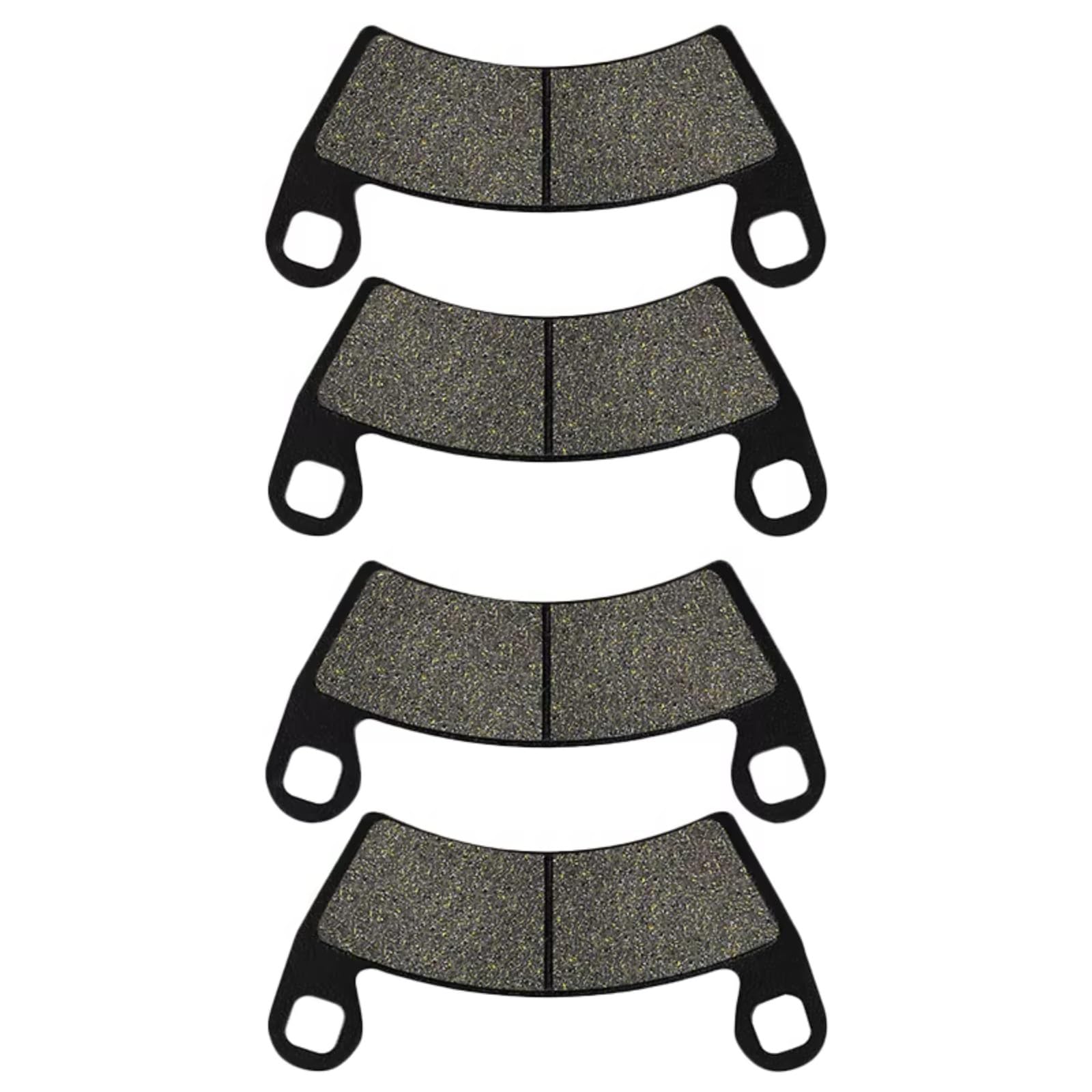 CFDEKOIB Bremsbeläge Kit Kompatibel Mit Polaris Für Ranger 500 (Carb) 2x4 2008–2009 Für Ranger 700 4x4 EFI 2009 Motorrad Vorne Oder Hinten Bremsbeläge von CFDEKOIB