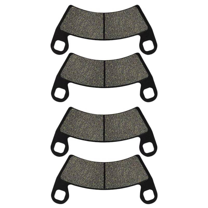 CFDEKOIB Bremsbeläge Kit Kompatibel Mit Polaris Für Ranger 500 (Carb) 2x4 2008–2009 Für Ranger 700 4x4 EFI 2009 Motorrad Vorne Oder Hinten Bremsbeläge von CFDEKOIB
