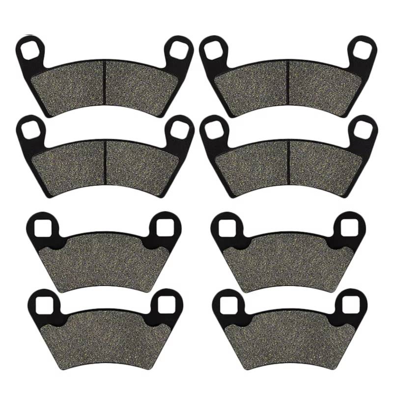 CFDEKOIB Bremsbeläge Kit Kompatibel Mit Polaris Für Ranger 500 EFI 4x4 HO 2009 2010 2011 Motorrad-Bremsbeläge, Motorrad-Bremsbeläge Vorne Oder Hinten(Front and Rear) von CFDEKOIB