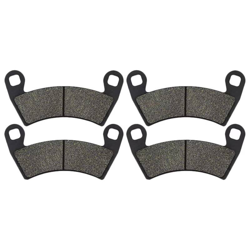 CFDEKOIB Bremsbeläge Kit Kompatibel Mit Polaris Für Ranger 800 6x6 EFI 2010 2011 2012 2013 2014 2015 Motorrad Vorne Oder Hinten Bremsbeläge(2 Pair) von CFDEKOIB
