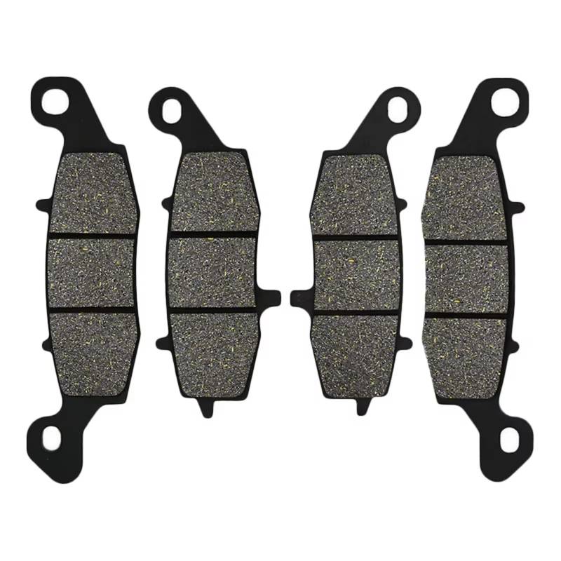 CFDEKOIB Bremsbeläge Kit Kompatibel Mit Suzuki Für GSF600S Für Bandit 2000 2001 2002 2003 Motorradzubehör Motorrad Vorne Hinten Bremsbeläge(Front Set) von CFDEKOIB