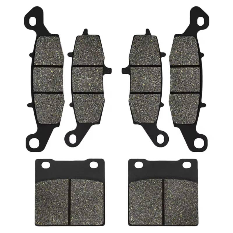 CFDEKOIB Bremsbeläge Kit Kompatibel Mit Suzuki Für GSF600S Für Bandit 2000 2001 2002 2003 Motorradzubehör Motorrad Vorne Hinten Bremsbeläge(Front and Rear) von CFDEKOIB