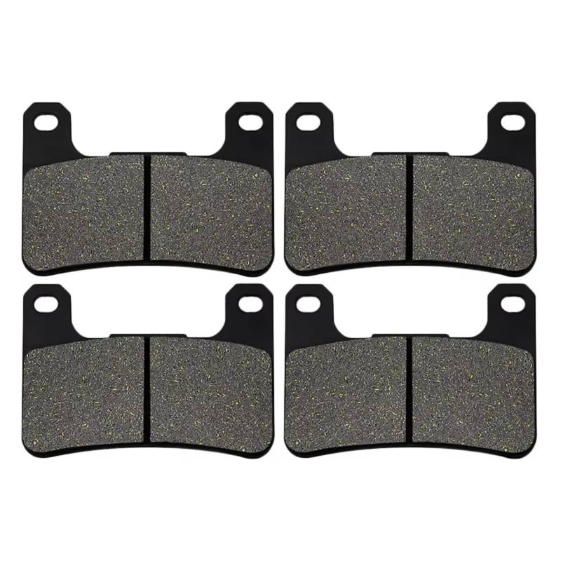 CFDEKOIB Bremsbeläge Kit Kompatibel Mit Suzuki Für GSX1300R Für Hayabusa 2008 2009 2010 2011 2012 Motorrad-Bremsbeläge Vorne Oder Hinten Motorradzubehör(2 Pairs Front) von CFDEKOIB