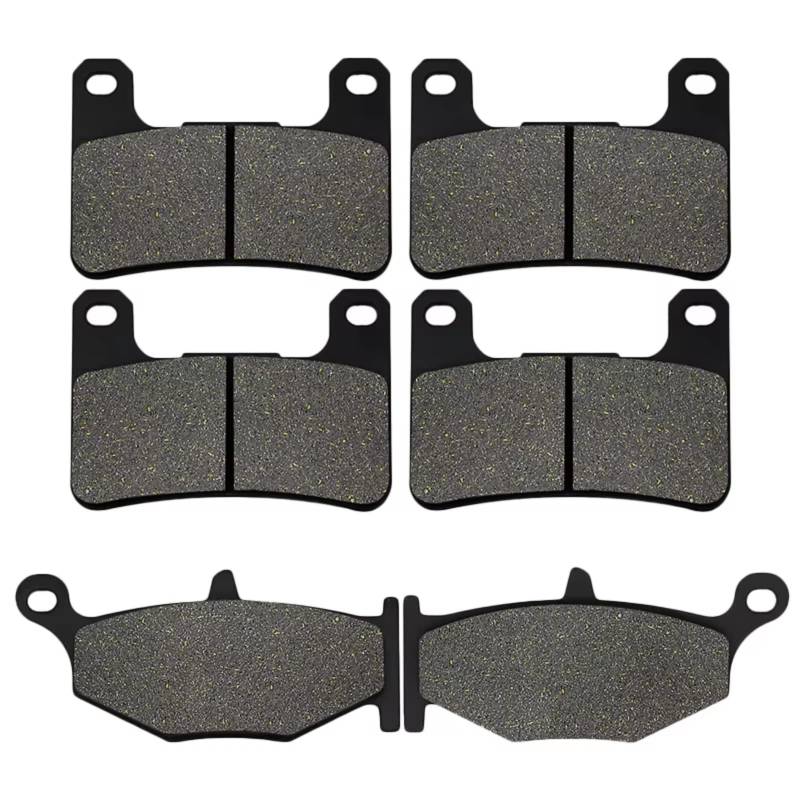 CFDEKOIB Bremsbeläge Kit Kompatibel Mit Suzuki Für GSX1300R Für Hayabusa 2008 2009 2010 2011 2012 Motorrad-Bremsbeläge Vorne Oder Hinten Motorradzubehör(Front and Rear) von CFDEKOIB