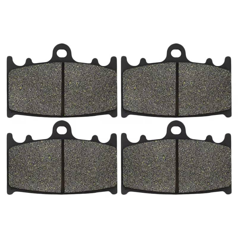 CFDEKOIB Bremsbeläge Kit Kompatibel Mit Suzuki Für GSX650 FAK8/FAK9/FAL0/FAL1/FAL2 (ABS Für Model) 2008 2009 2010 2011 2012 2013 2014 2015 Motorrad Vorne Hinten Bremsbeläge(2 Pairs Front) von CFDEKOIB